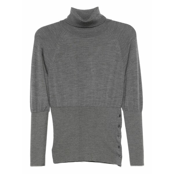 シモーネ・ロシャ レディース ティーシャツ トップス Fitted high-neck top Grey