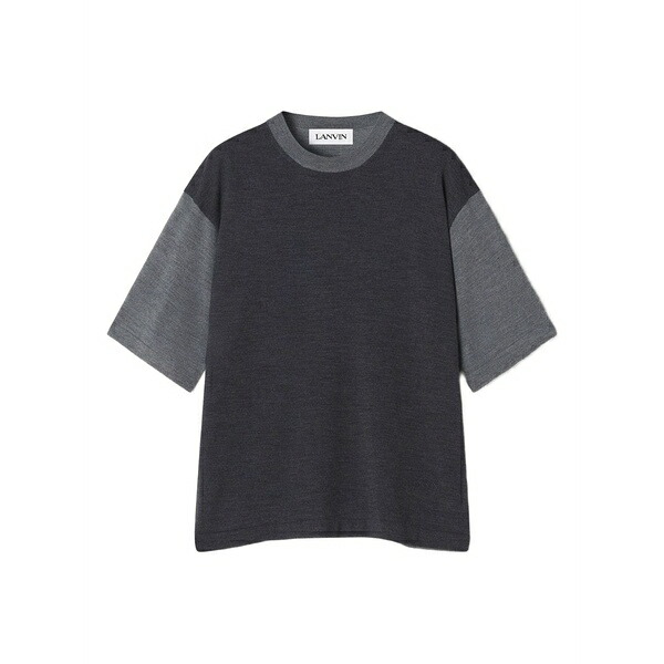 ランバン メンズ ティーシャツ トップス Crew-neck t-shirt Grey