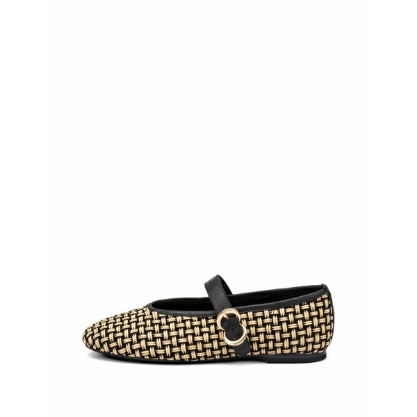 亭主持ち レディース サンダル シューズ Two-tone ballet flats Neutrals