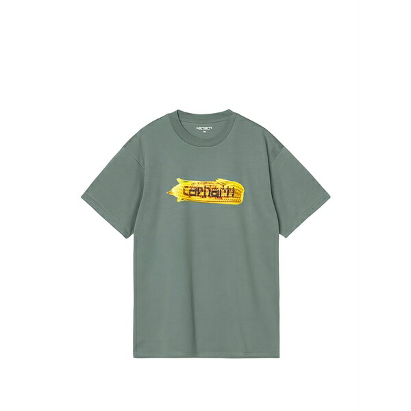 鉄道車両ハート型 メンズ ティーシャツ トップス Hot cob t-shirt Green