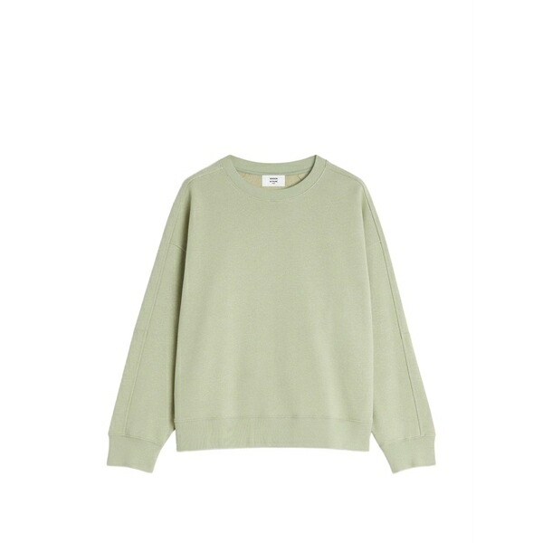住み家 稲荷 メンズ パーカー・スウェットシャツ アウター Crew-neck sweatshirt Green