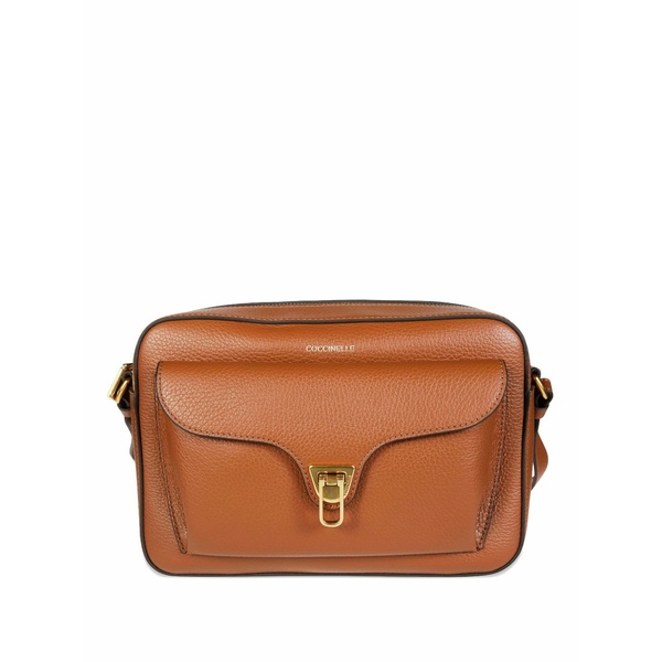 コチネレ レディース ショルダーバッグ 御徒面子 Flap beat soft l cross body bag Brown