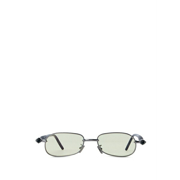 クボラウム メンズ サングラス・アイウェア 付属物 P78 geometric-frame sunglasses Grey