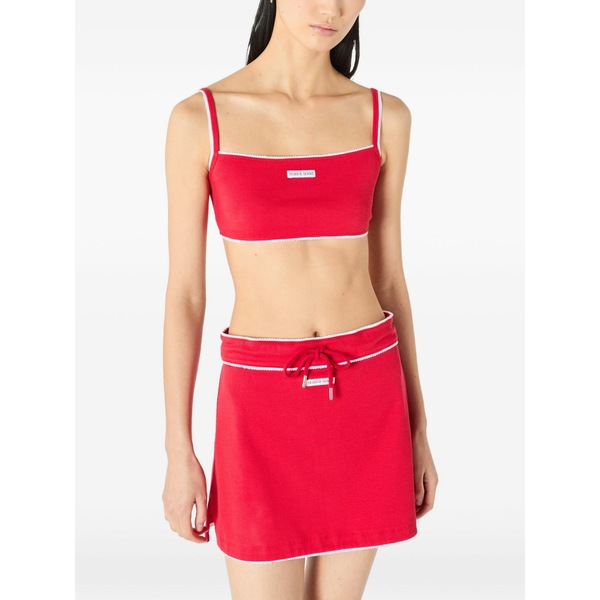 米国海兵隊員 独居室 レディース スコート ボトムス Organic cotton skirt Red