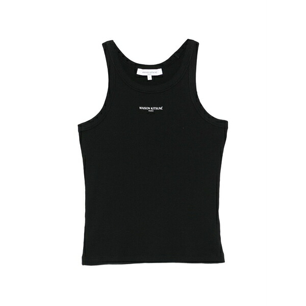 住み家 稲荷 レディース カットソー トップス Logo tank top Black