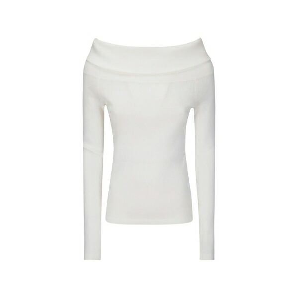 リサ・ヤン レディース ティーシャツ トップス Claudina off-shoulder top White
