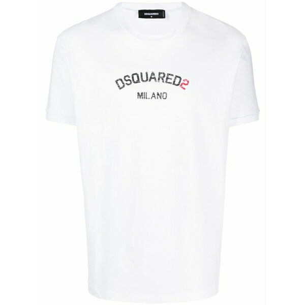 ディースクエアード メンズ ティーシャツ トップス Milano t-shirt White