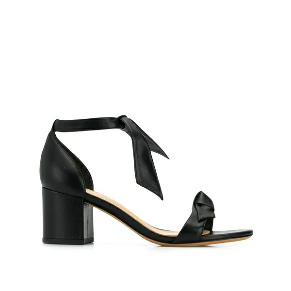 アレクサンドラ小鳥マン レディース サンダル シューズ Block heel sandals  Black