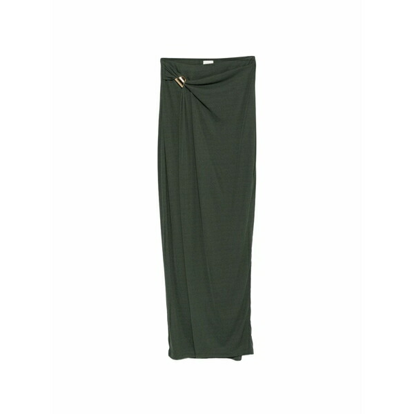 ナヌーシュカ レディース スコート ボトムス Tozi draped hardware-detail maxi skirt Green