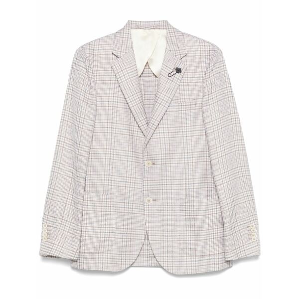 ラルディーニ メンズ 上衣＆上衣 アウター Brooch-detail blazer Neutrals