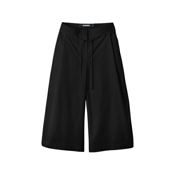 ジャクエムス レディース 心地よいズボン下 ボトムス Marin drawstring shorts Black