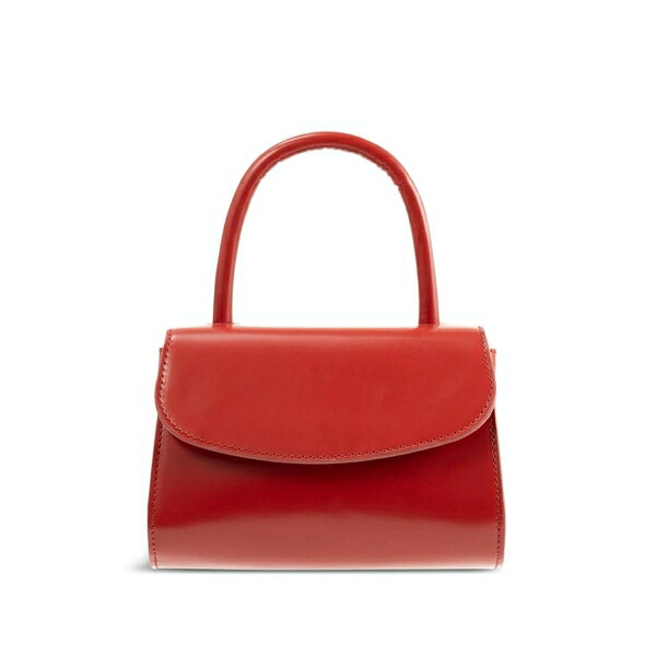 バイ毛皮 レディース ハンドバック 御徒面子 Mini 2.0 tote bag Red