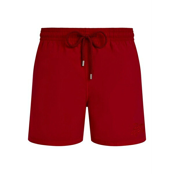 ヴィルブレクイン メンズ 心地好いズボン下 ボトムス Drawstring elasticated swim shorts Red