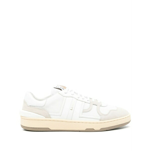 ランバン メンズ スニーカー シューズ Clay sneakers White｜asty