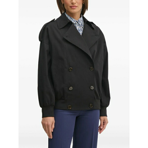 モス モッシュ レディース ジャケット＆ブルゾン アウター Zabi double-breasted jacket Black｜asty