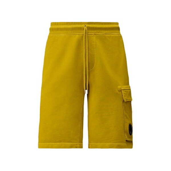 シーピーカンパニー メンズ 心地好いズボン下 ボトムス Drawstring-fastening shorts Yellow