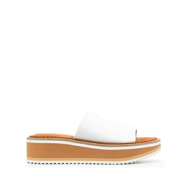 クレージェリ レディース サンダル シューズ Fast flatform sandals White