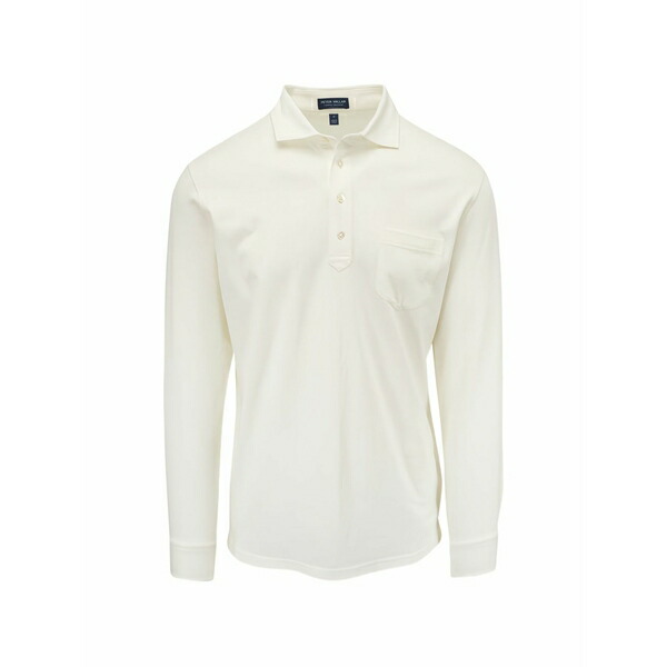 ピーター・鏡鑑 メンズ スポーツシャツ トップス Landon chest-pocket polo shirt White