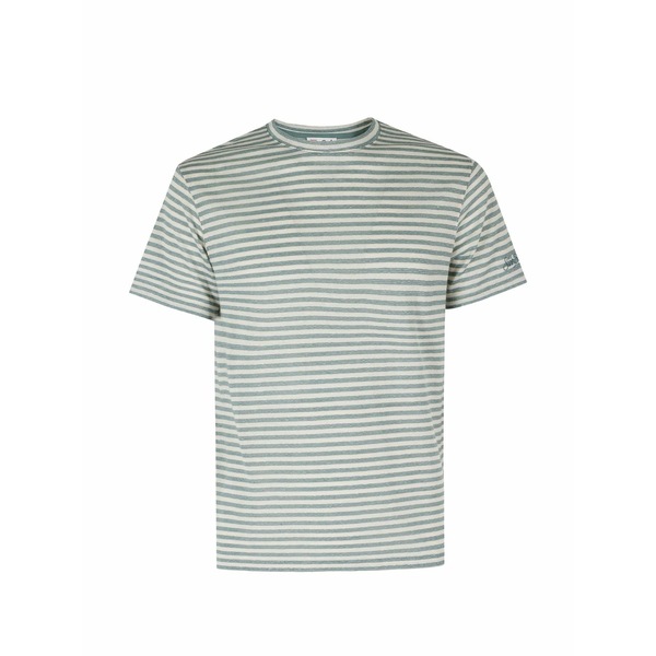 エムシーツーセイントバース メンズ ティーシャツ トップス Striped t-shirt Green