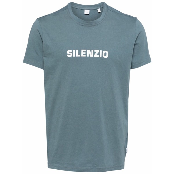 アスペジ メンズ ティーシャツ トップス Silenzio t-shirt Blue
