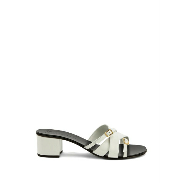ジュゼッペザノッティ レディース サンダル シューズ 40粍 alhima heeled sandals White