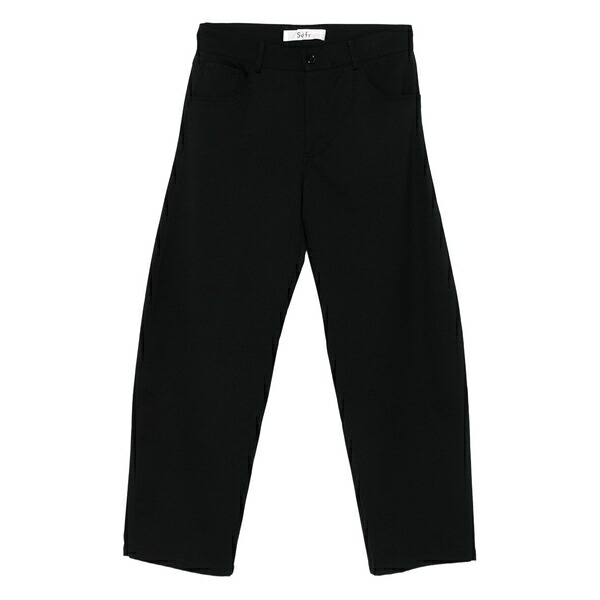 空想科学小説アール メンズ 心地好いズボン下 ボトムス Oktai trousers Black
