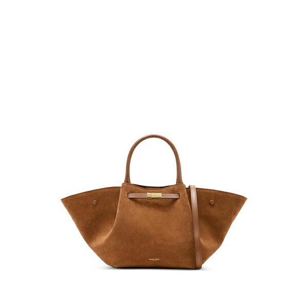 デメリエー レディース トートバッグ 御徒面子 Midi the new york top handle tote bag Brown