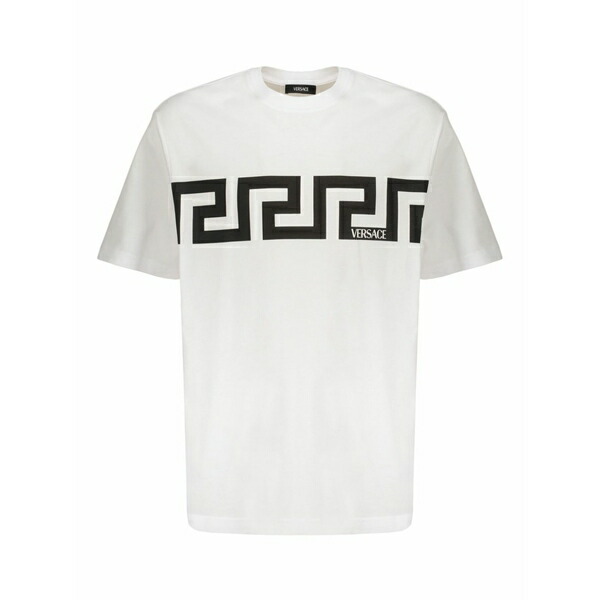 ヴェルサーチ メンズ プルオーバー トップス Cotton t-shirt White