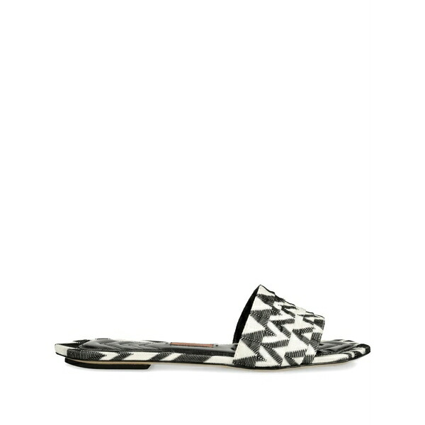 ミッソーニ レディース サンダル シューズ Zigzag-print slides Black