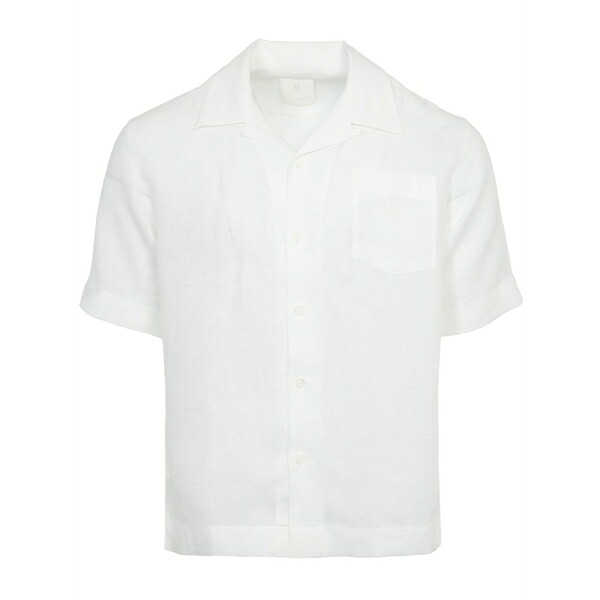 ジバンシー メンズ プルオーバー トップス Cotton bowling shirt  White