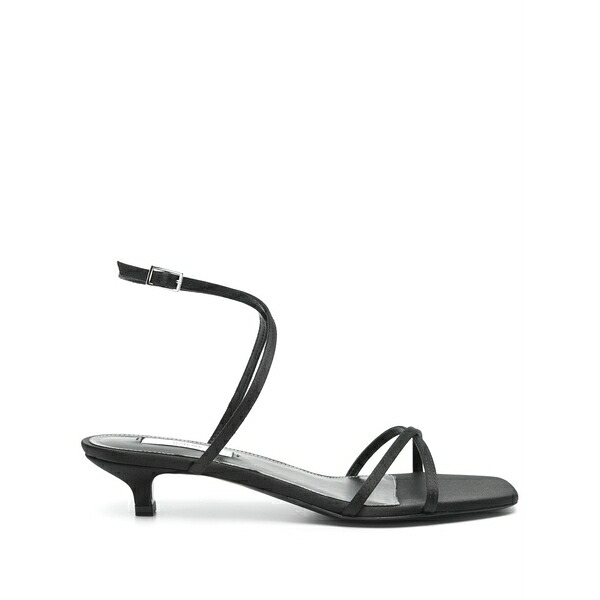トーテム レディース サンダル シューズ 50粍 satin crossover sandals Black