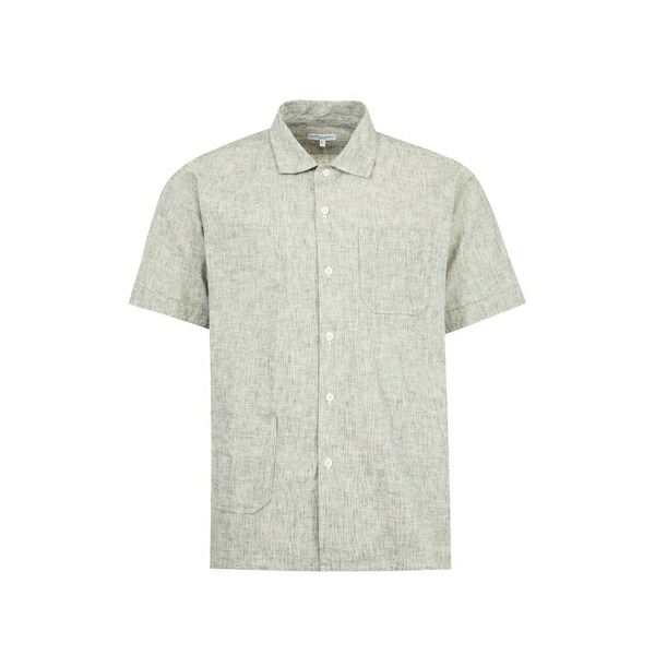 エンジニアガーメンツ メンズ ティーシャツ トップス Patch-pocket camp shirt Grey