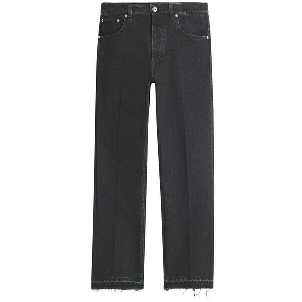 ランバン メンズ ジーンズズボン下 ボトムス Straight-leg jeans Black