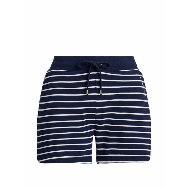 ラルフローレン レディース 心地好いズボン下 ボトムス Striped drawstring shorts Blue