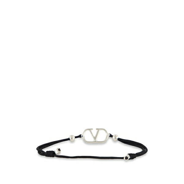 ヴァレンティノ ガラヴァーニ メンズ ブレスレット・バングル・アンクレット 付属物 Vlogo bracelet Silver