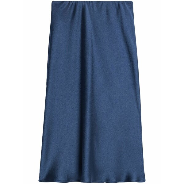 意中の女 レディース スコート ボトムス High-waisted satin skirt Blue