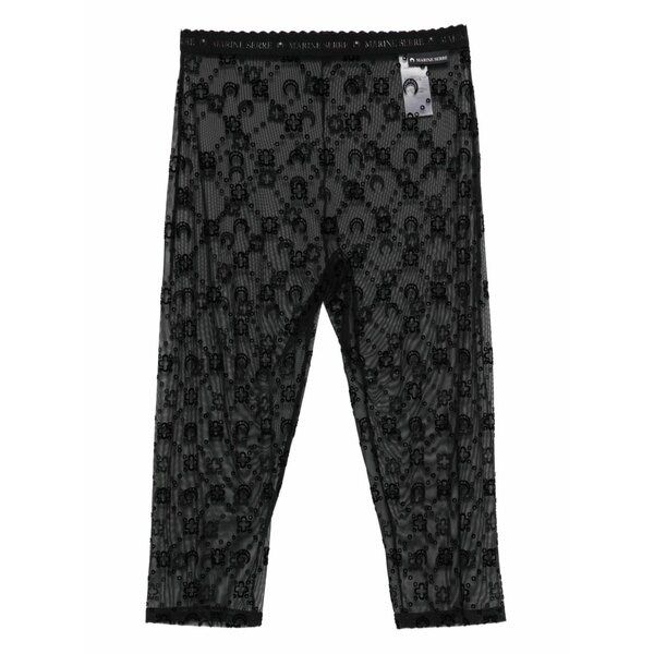 米国海兵隊員 独居室 レディース 心地好いズボン下 ボトムス Moon-embellished shorts Black