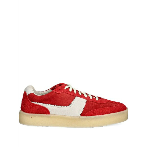 クラークス メンズ スニーカー シューズ Tor 80 suede sneakers Red