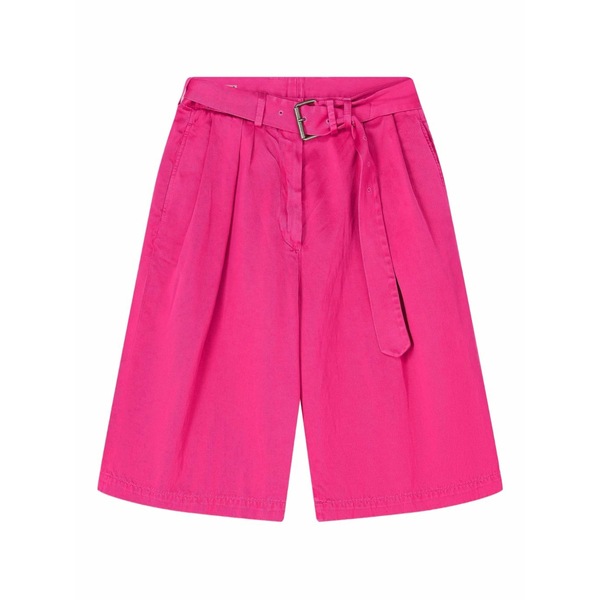 ドリス・ヴァン・ノッテン レディース カジュアルパンツ ボトムス Belted overdyed bermuda shorts Pink|asty