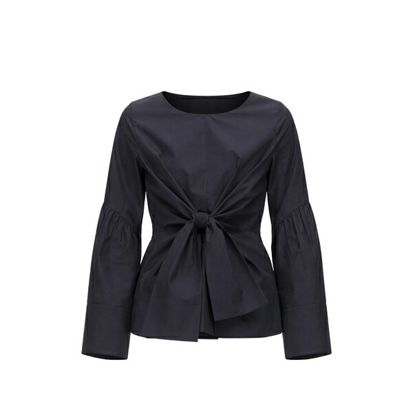 スリーワンフィリップリム レディース プルオーバー トップス Tie-detail blouse Blue