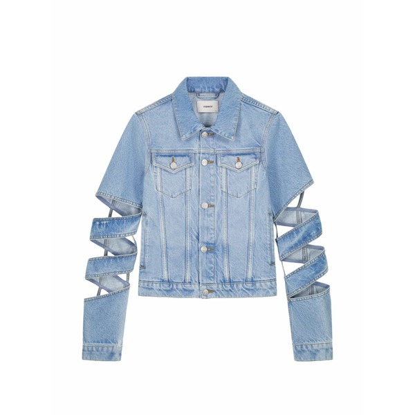 コペルニ レディース 上衣＆上衣 アウター Spiral denim jacket Blue