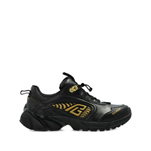 バルマン レディース スニーカー シューズ Cosmic dust logo-detail sneakers Black