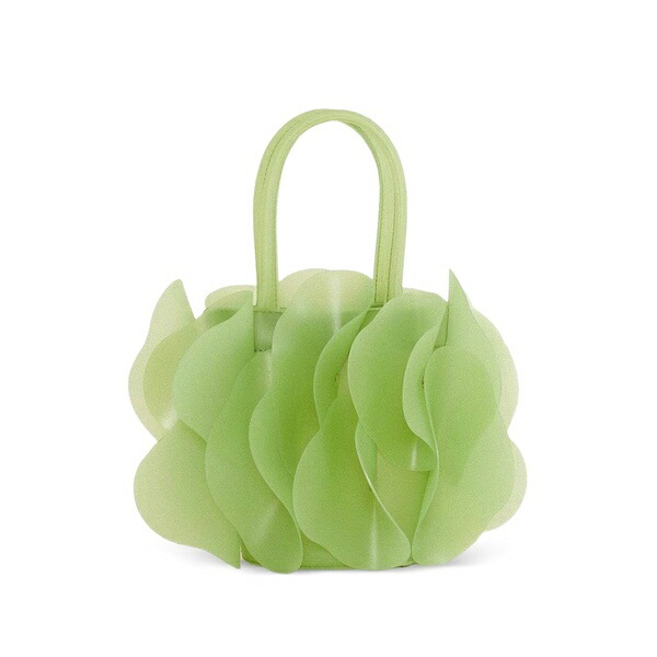 耕園 リオ レディース トートバッグ 御徒面子 Jelly flower tote bag Green