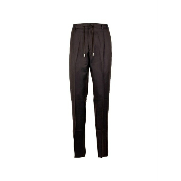 ムーレー メンズ 心地よいズボン下 ボトムス Anton-fsr drawstring trousers Brown