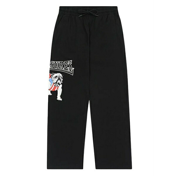 プレジャーズ メンズ 心地よいズボン下 ボトムス Bulldog cotton sweatpants Black