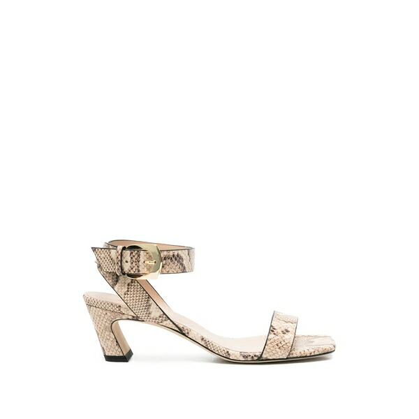 スチュアート ワイツマン レディース サンダル シューズ Sai snake-effect sandals Neutrals