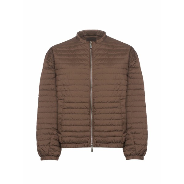 ムーレー レディース 上衣＆上衣 アウター Elvira-s3 zip-up puffer jacket Brown
