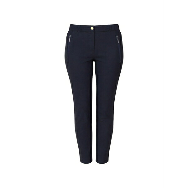 ベティーバークレイ レディース 心地好いズボン下 ボトムス Zipped-pocket slim trousers Blue
