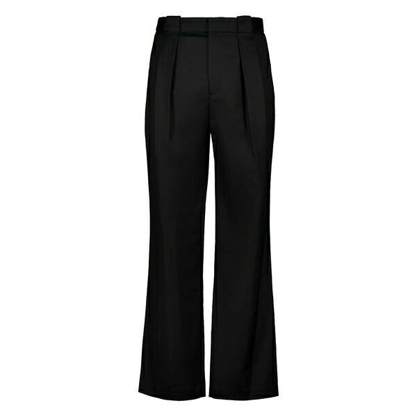 カサブランカ メンズ カジュアルパンツ ボトムス Darted tailored trousers Black|asty
