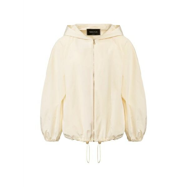 ファビアナ フィリッピ レディース 上衣＆上衣 アウター Hooded drawstring coat Neutrals